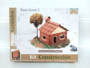 CUIT - Комплект cборная керамическая модель здания - Базовый дом, 1/60, 3.403 цена и информация | Конструкторы и кубики | pigu.lt