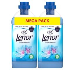 Lenor skalbinių minkštiklis Spring, 2x1,23 l kaina ir informacija | Skalbimo priemonės | pigu.lt