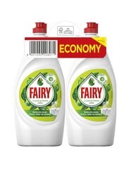 Fairy indų ploviklis Apple, 2 x 900 ml kaina ir informacija | Indų plovimo priemonės | pigu.lt