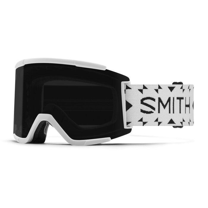 Slidinėjimo akiniai Smith Squad XL Trilogy + ChromaPop, juodi/balti kaina ir informacija | Slidinėjimo akiniai | pigu.lt