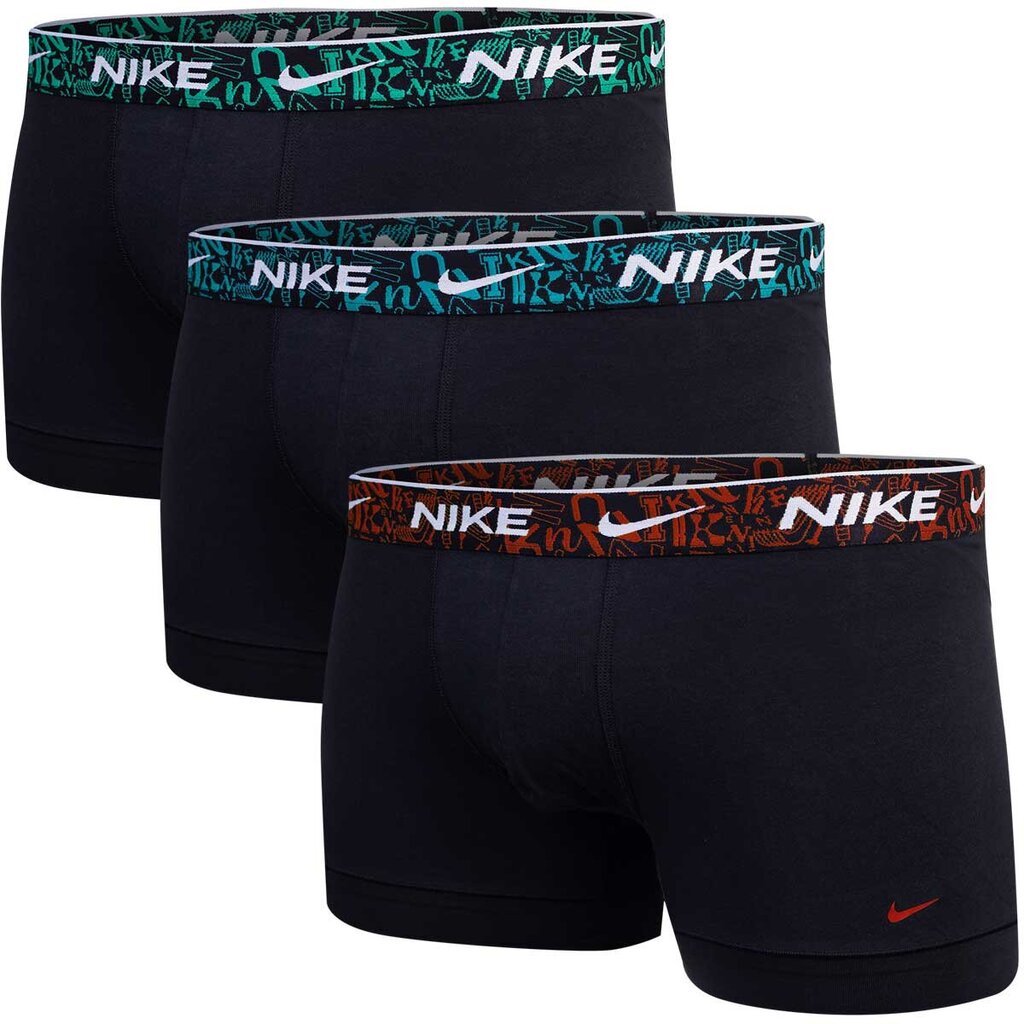 Trumpikės vyrams Nike 86672, juodos, 3 vnt. цена и информация | Trumpikės | pigu.lt