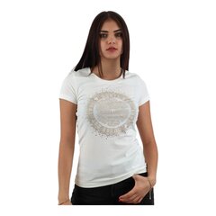 Guess marškinėliai moterims 86992, balti цена и информация | Футболка женская | pigu.lt