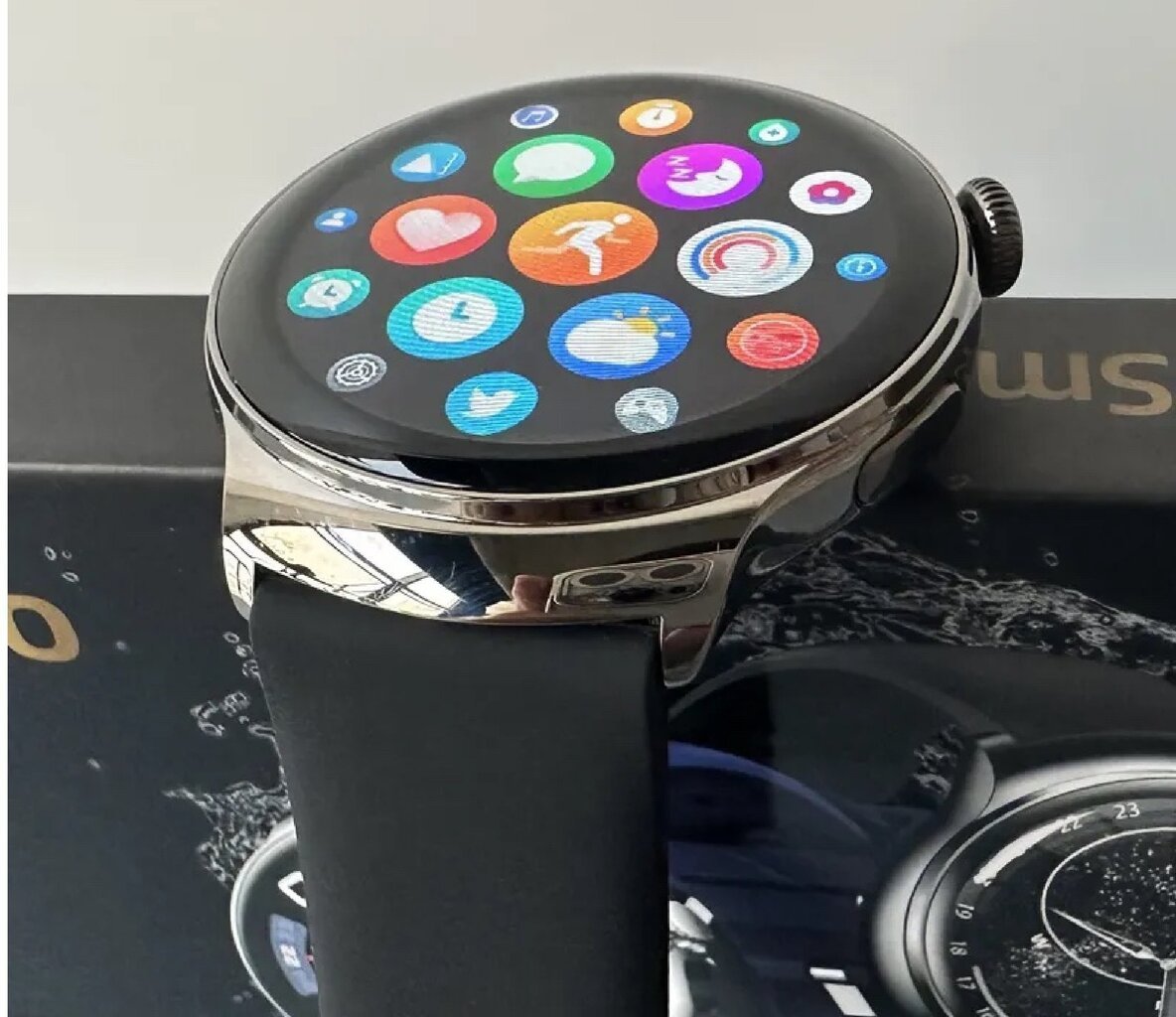 ZD Z93 Pro Smart Black цена и информация | Išmanieji laikrodžiai (smartwatch) | pigu.lt