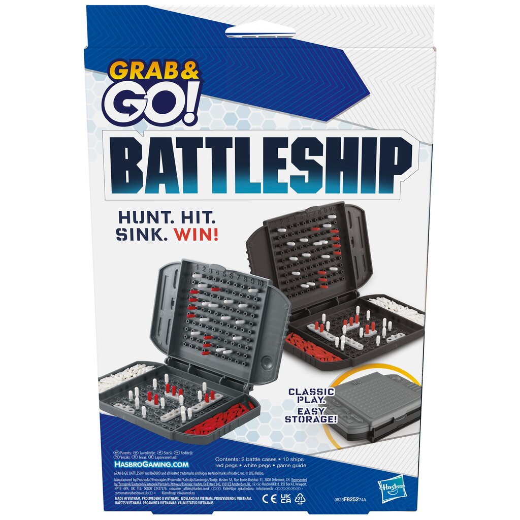Kelioninis žaidimas Laivų mūšis Grab&Go kaina ir informacija | Stalo žaidimai, galvosūkiai | pigu.lt