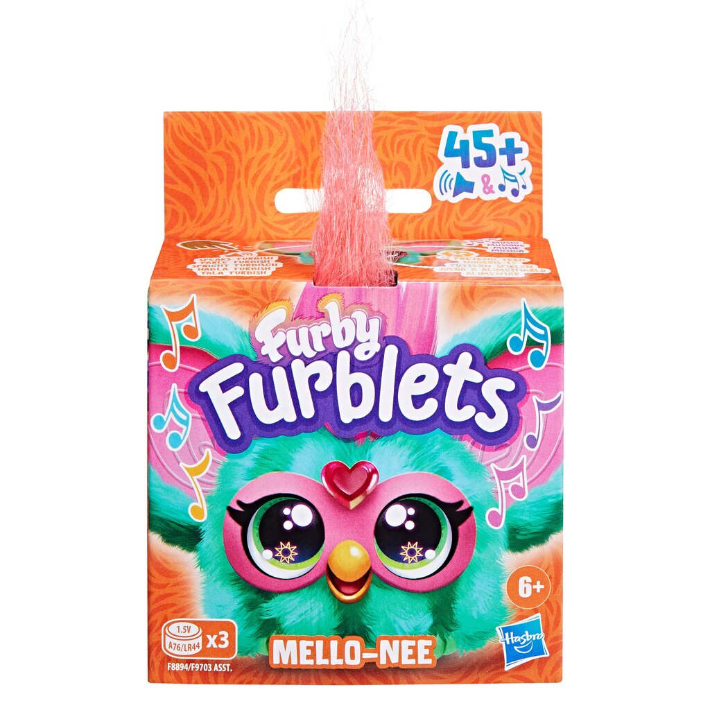 Interaktyvus pliušinis gyvūnėlis Furby Furblets, 5 cm kaina ir informacija | Žaislai mergaitėms | pigu.lt