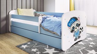 Vaikiška lova babydreams 180x80 cm, balta/mėlyna kaina ir informacija | Vaikiškos lovos | pigu.lt