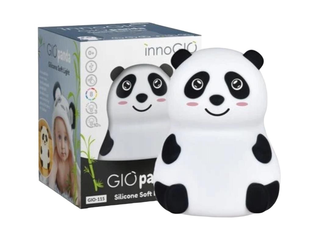 InnoGio vaikiškas stalinis šviestuvas Panda цена и информация | Vaikiški šviestuvai | pigu.lt