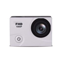 DV2400 Спортивная камера Full HD, Wi-Fi, 12 Мпикс, широкоугольная, водонепроницаемая + аксессуары — белый цена и информация | Видеокамеры | pigu.lt
