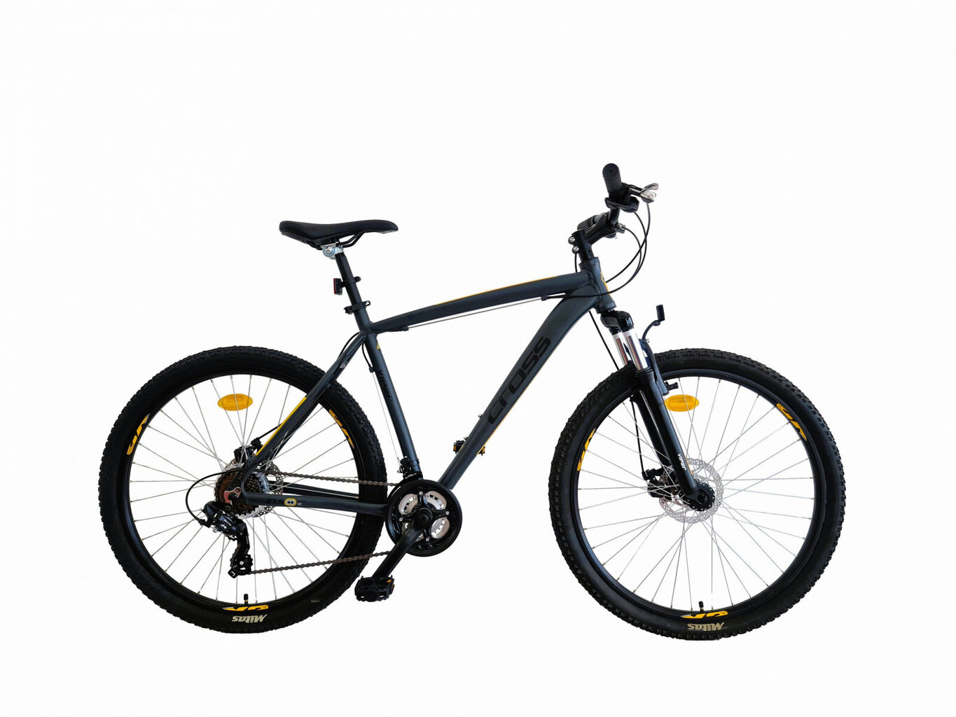 Kalnų dviratis Viper MDB 27.5", pilkas kaina ir informacija | Dviračiai | pigu.lt