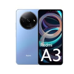 Xiaomi Redmi A3 3/64GB Star Blue цена и информация | Мобильные телефоны | pigu.lt