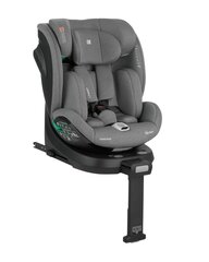 Automobilinė kėdutė KikkaBoo i-Twist i-Size, 0-36 kg, Dark Grey kaina ir informacija | Autokėdutės | pigu.lt