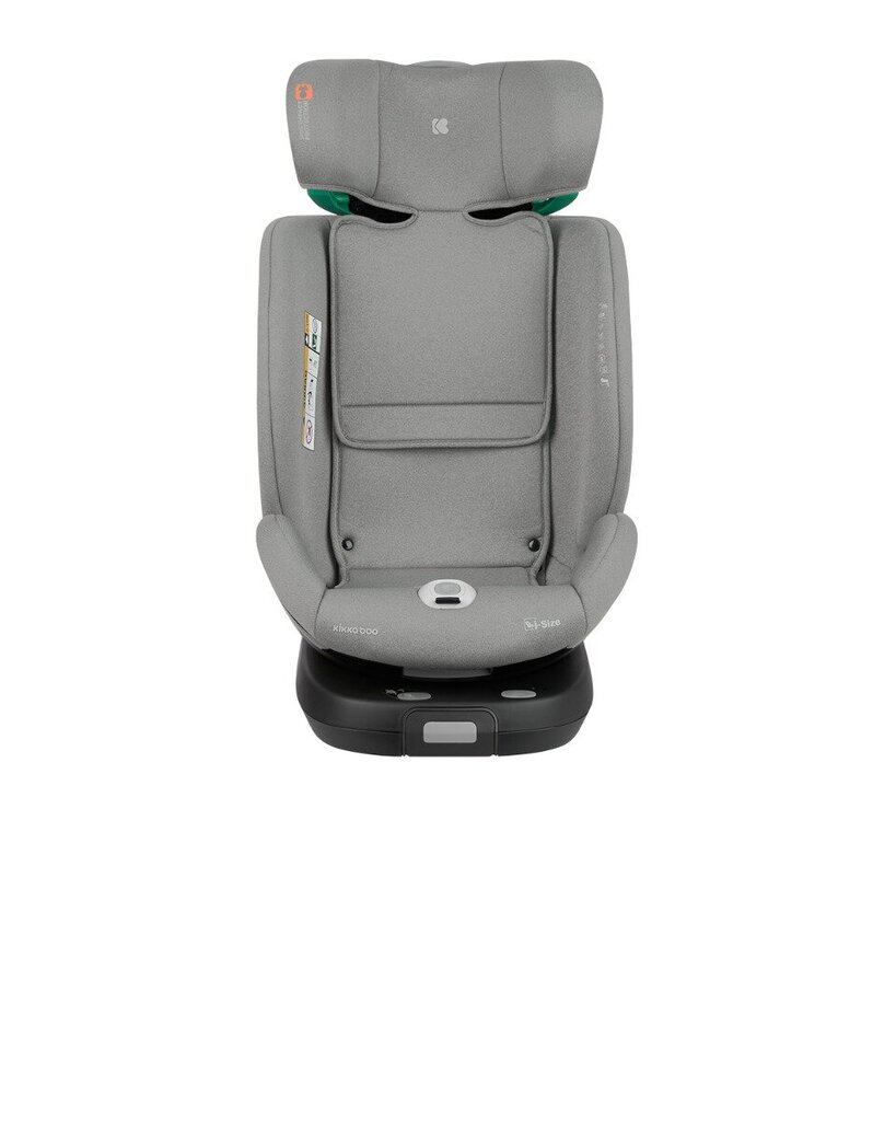 Automobilinė kėdutė KikkaBoo i-Twist i-Size, 0-36 kg, Light Grey kaina ir informacija | Autokėdutės | pigu.lt