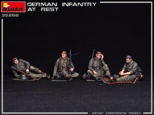 Surenkamų figūrėlių rinkinys Miniart German Infantry at Rest, 1/35 kaina ir informacija | Konstruktoriai ir kaladėlės | pigu.lt