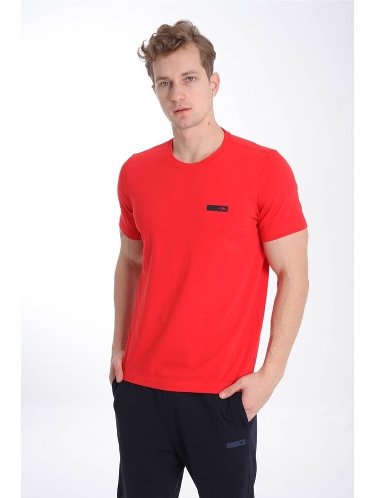 Marškinėliai vyrams Maraton 167230865778694371, raudoni kaina ir informacija | Vyriški marškinėliai | pigu.lt