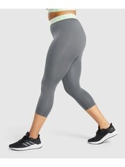 Tamprės moterims GymShark 167489479089206141, pilkos цена и информация | Женские брюки | pigu.lt