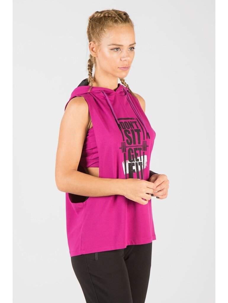 Sportiniai marškinėliai moterims Maraton 167731480786888631, violetiniai kaina ir informacija | Sportinė apranga moterims | pigu.lt