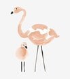 Vaikiškas interjero lipdukas Flamingas
