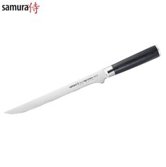 Samura MO-V Super Long Fillet knife for Meat & Fish 218 mm Premium handle AUS-8 59 HRC цена и информация | Ножи и аксессуары для них | pigu.lt