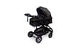 Vaikiškas vežimėlis ir automobilinė kėdutė 3 in 1 Florida, black kaina ir informacija | Vežimėliai | pigu.lt
