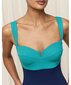 Maudymosi kostiumėlis moterims Triumph Summer Glow OPD, mėlynas/žalias kaina ir informacija | Maudymosi kostiumėliai | pigu.lt