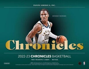 Баскетбольные карточки Panini Chronicles 2022/2023 Blaster Box цена и информация | Коллекционные карточки | pigu.lt