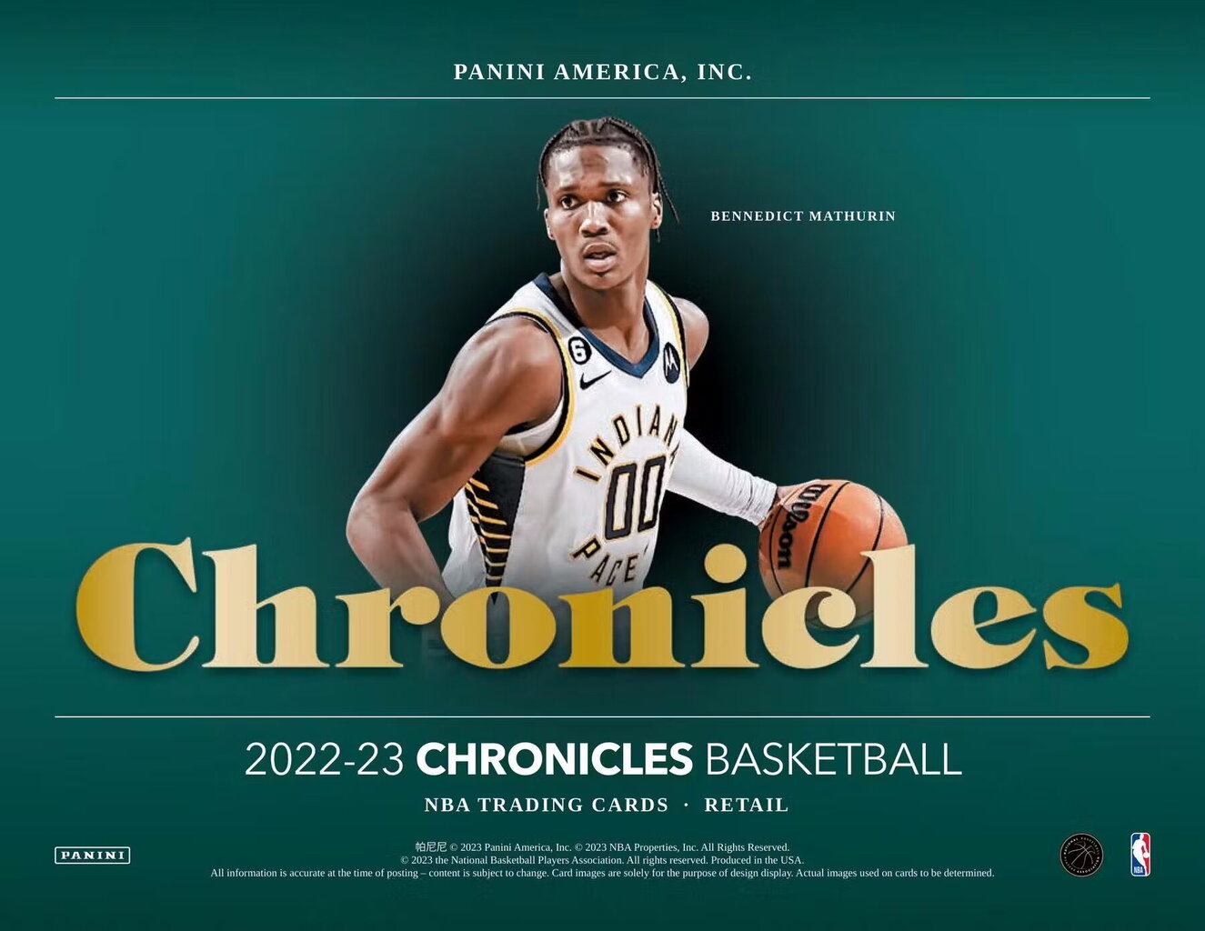 Krepšinio kortelės Panini Chronicles 2022/2023 Blaster Box kaina ir informacija | Kolekcinės kortelės | pigu.lt