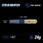 Strėlytės Winmau Steve Beaton, 24 g, įvairių spalvų kaina ir informacija | Smiginis | pigu.lt