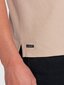 Marškinėliai vyrams Ombre Clothing 0156 124588-7, smėlio spalvos kaina ir informacija | Vyriški marškinėliai | pigu.lt