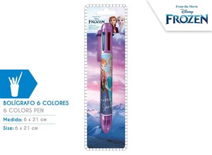 6 spalvų rašiklis Frozen Kids цена и информация | Канцелярские товары | pigu.lt