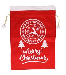 Dovanų krepšys Linksmų Kalėdų, 70x50cm kaina ir informacija | Dovanų pakavimo priemonės | pigu.lt