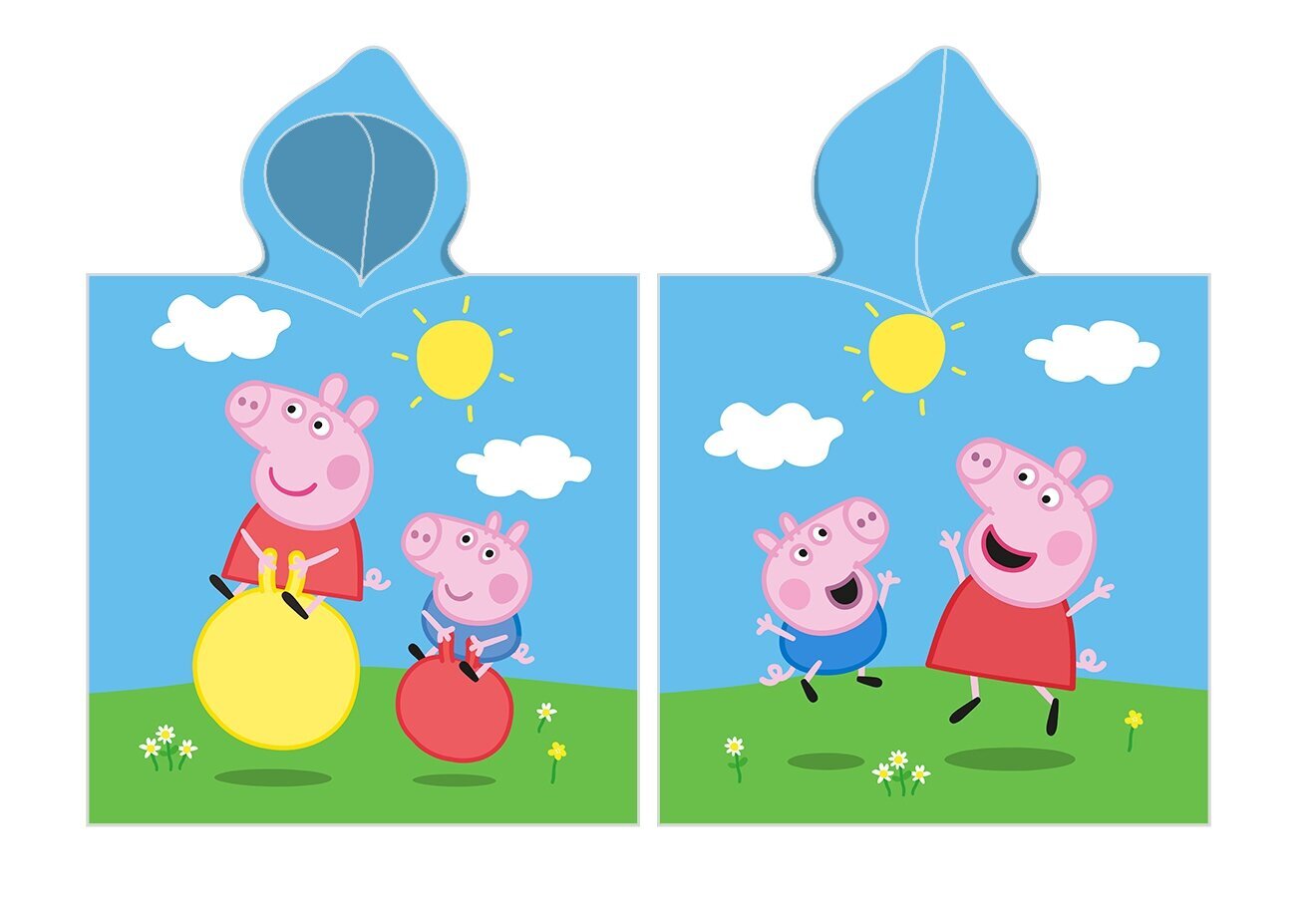 Peppa vaikiškas rankšluostis, 50 x 110 cm kaina ir informacija | Rankšluosčiai | pigu.lt