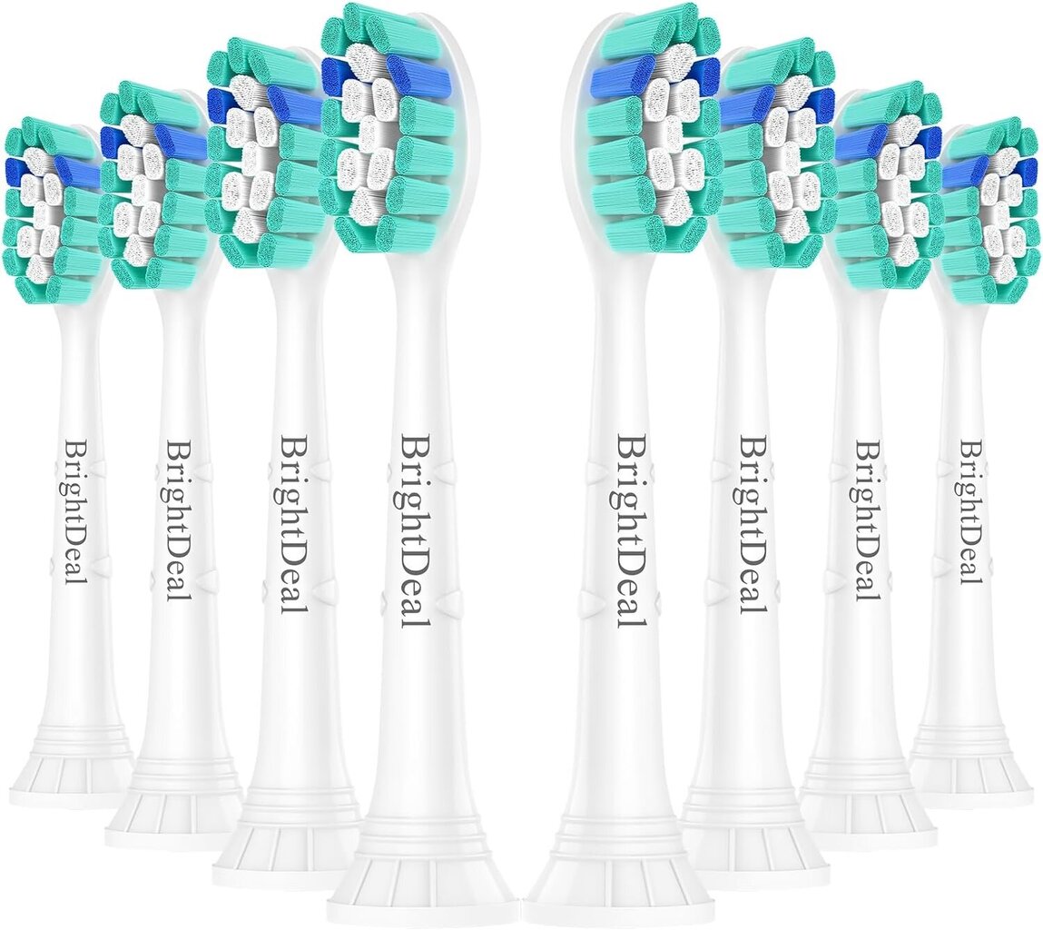 BrightDeal Philips Sonicare, 8 vnt kaina ir informacija | Elektrinių dantų šepetėlių antgaliai | pigu.lt