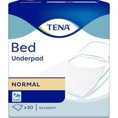 Sugeriantys paklotai Tena Bed Normal, 60 х 90 cm, 30 vnt. цена и информация | Подгузники, прокладки, одноразовые пеленки для взрослых | pigu.lt