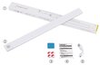 LED šviestuvas su judesio davikliu 40 cm - juodos spalvos цена и информация | LED juostos | pigu.lt