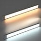 LED šviestuvas su judesio davikliu 40 cm - sidabrinės spalvos kaina ir informacija | LED juostos | pigu.lt