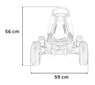 Minamas kartingas Gokart, mėlynas kaina ir informacija | Žaislai berniukams | pigu.lt