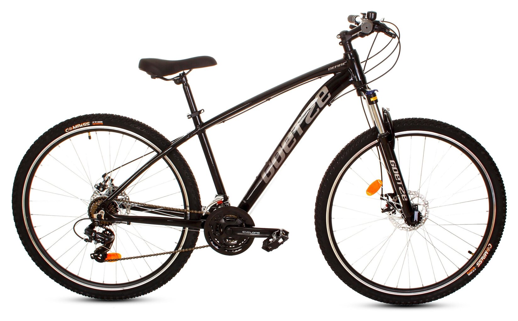 Dviratis Goetze MTB 27,5" Define alu 19" 2HT, juodas kaina ir informacija | Dviračiai | pigu.lt