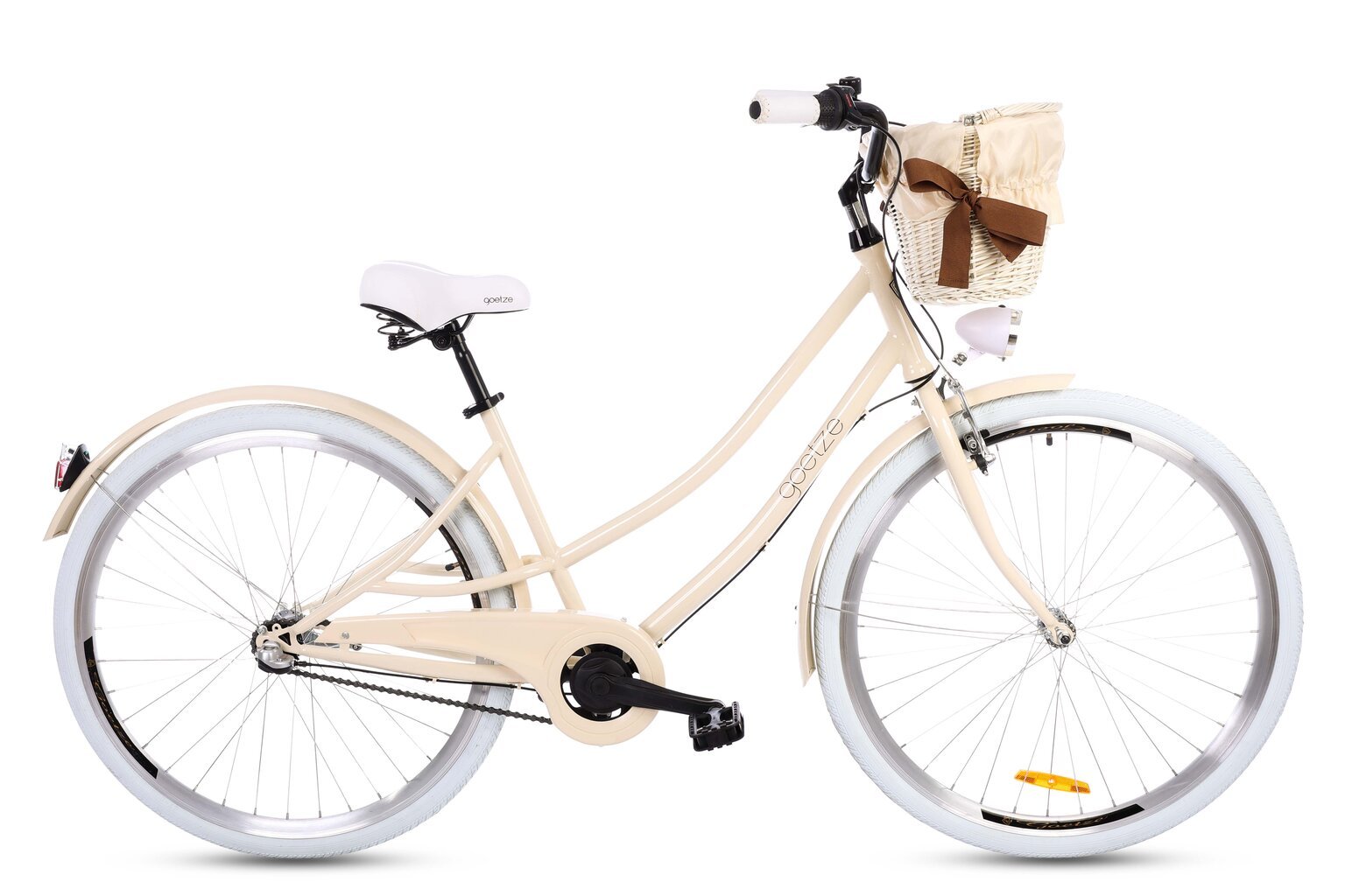 Miesto dviratis Goetze Nexus 3 28" 2023, smėlio spalvos цена и информация | Dviračiai | pigu.lt