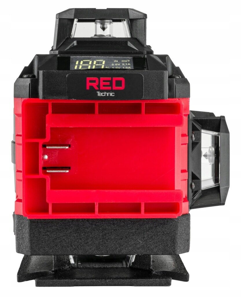 Linijinis lazerinis nivelyras Red Technic RTPLK0036, 40 m, žalias kaina ir informacija | Mechaniniai įrankiai | pigu.lt