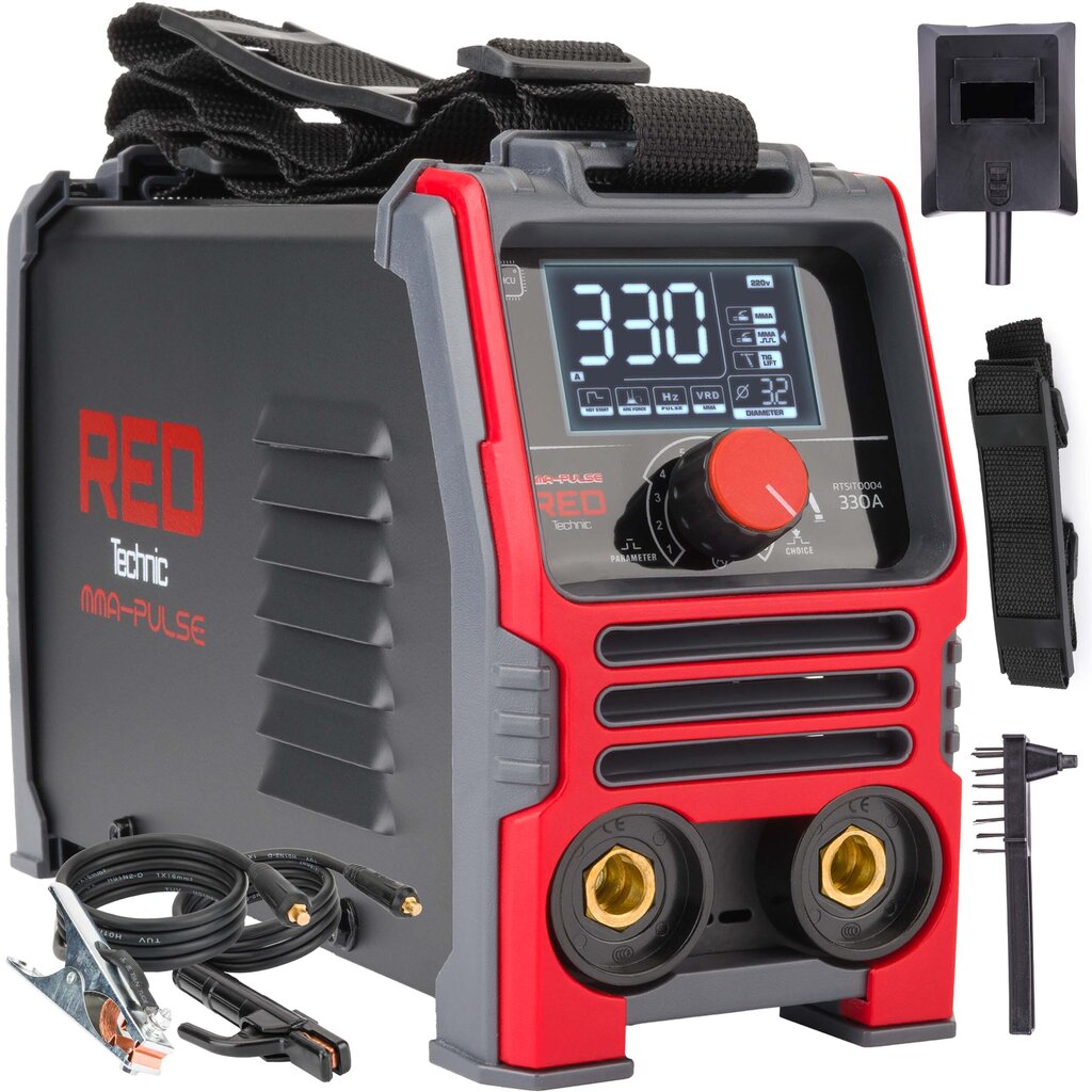 Inverterio suvirinimo aparatas Red Technic RTSIT0004, 230V, 20-330 A kaina ir informacija | Suvirinimo aparatai, lituokliai | pigu.lt