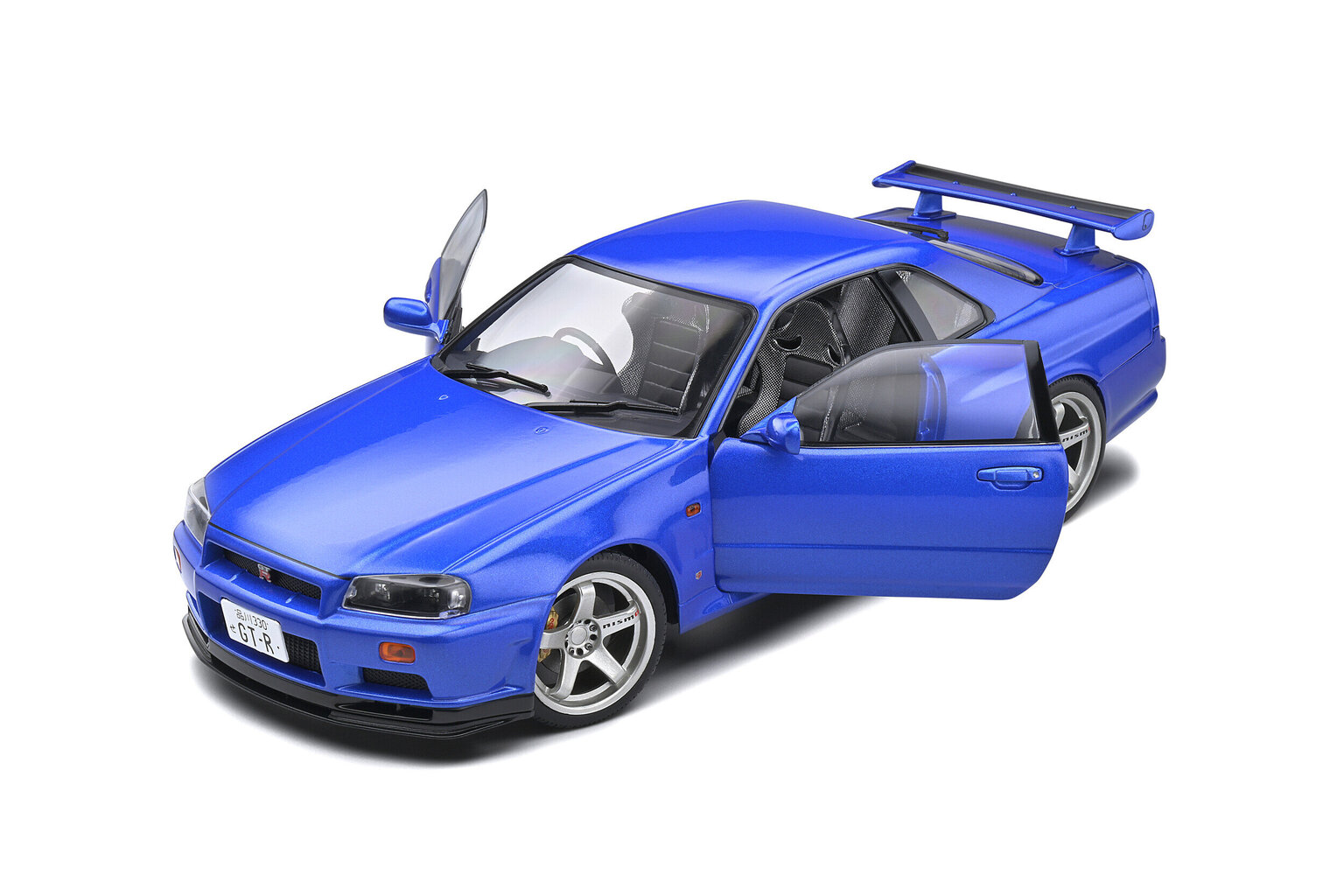 Modelis automobilis Nissan Skyline R34 GT-R 1999, 1:18 kaina ir informacija | Kolekciniai modeliukai | pigu.lt