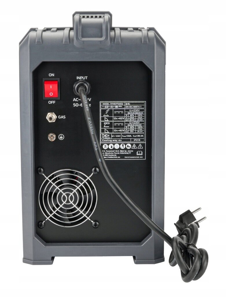 Inverterio suvirinimo aparatas su priedais Red Technic RTMSTF0002, 230V, 30-250A kaina ir informacija | Suvirinimo aparatai, lituokliai | pigu.lt