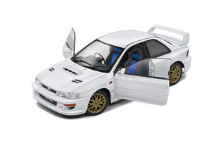 Автомобиль 1:18 SUBARU IMPREZA 22B белый 1998 цена и информация | Коллекционные модели автомобилей | pigu.lt