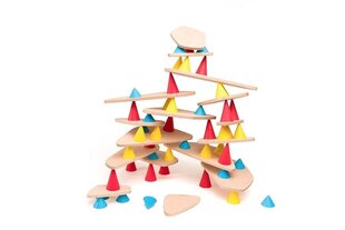 Edukacinis žaislas Educational Wooden Building Toy Piks Education Kit kaina ir informacija | Lavinamieji žaislai | pigu.lt