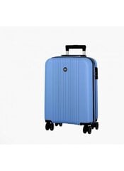 Маленький чемодан Jump Stripe-Band, S, синий цена и информация | Чемоданы, дорожные сумки  | pigu.lt