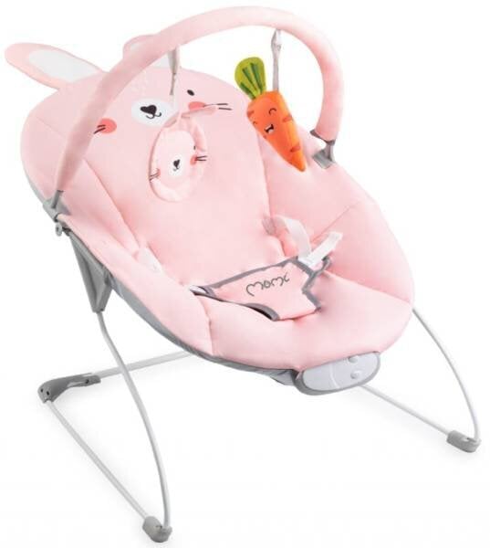 Gultukas MoMi Glossy Bunny, pink цена и информация | Gultukai ir sūpynės | pigu.lt