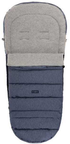 Vežimėlio miegmaišis Zaffiro Grow Up 2.0, Premium Wool Grey/Melange Navy Blue kaina ir informacija | Vežimėlių priedai | pigu.lt