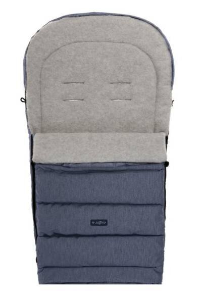 Vežimėlio miegmaišis Zaffiro Grow Up 2.0, Premium Wool Grey/Melange Navy Blue kaina ir informacija | Vežimėlių priedai | pigu.lt