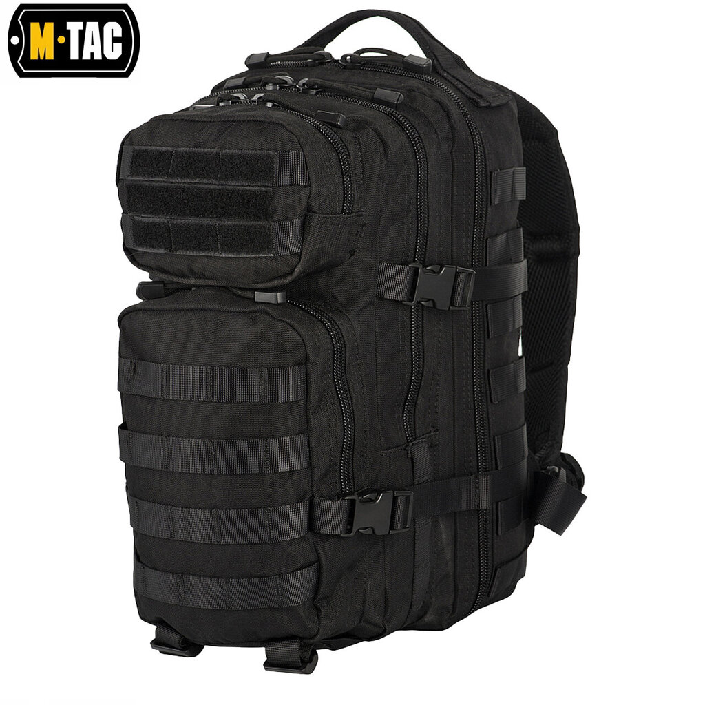 Turistinė kuprinė M-Tac Assault Pack, 20 l, juoda цена и информация | Kuprinės ir krepšiai | pigu.lt