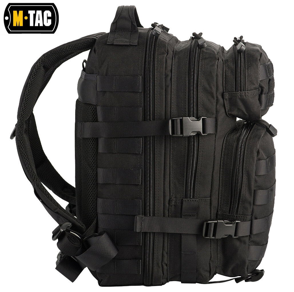 Turistinė kuprinė M-Tac Assault Pack, 20 l, juoda цена и информация | Kuprinės ir krepšiai | pigu.lt